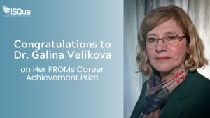 Dr Galina Velikova Honoured with PROMs Career Achievement Prize