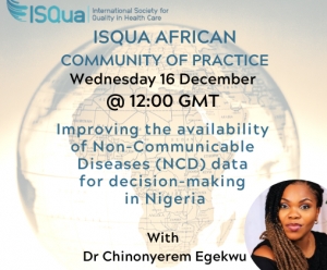 Watch the Recording: Improving the availability of Non-Communicable Diseases (NCD) data for decision-making in Nigeria